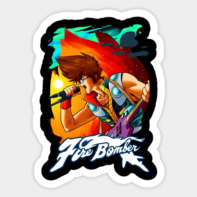 FIRE BOMBER Sticker by jimpavlica